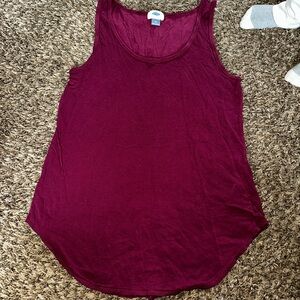 Old Navy Women's Rich Burgundy Tank Top